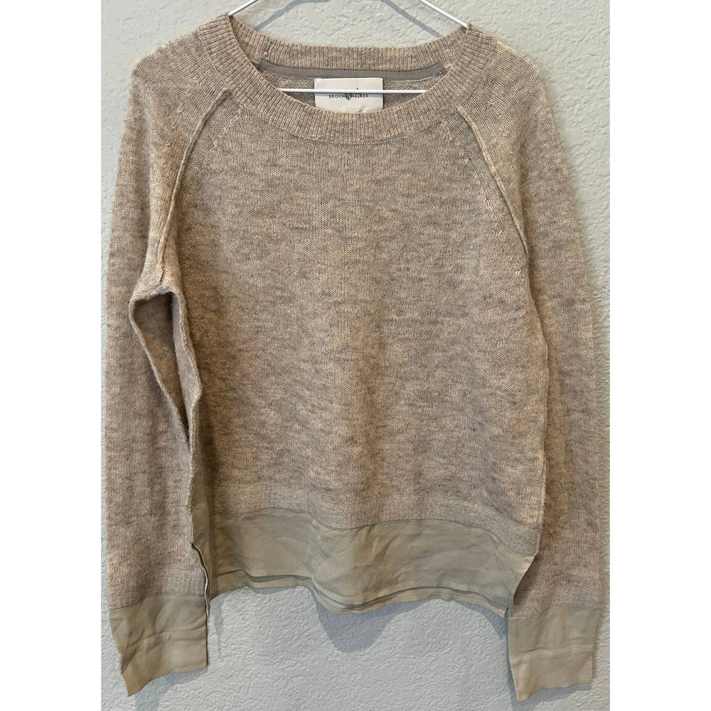 Brochu Walker layered wool silk blend sweater (M)